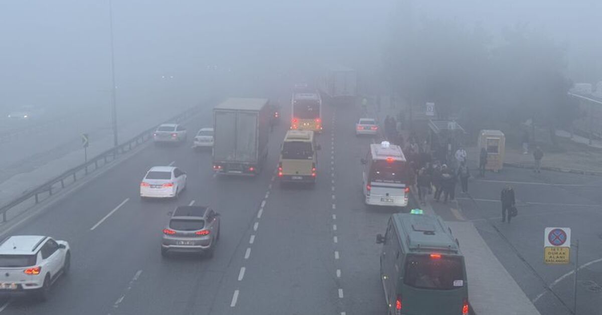 İstanbul’da yoğun sis!