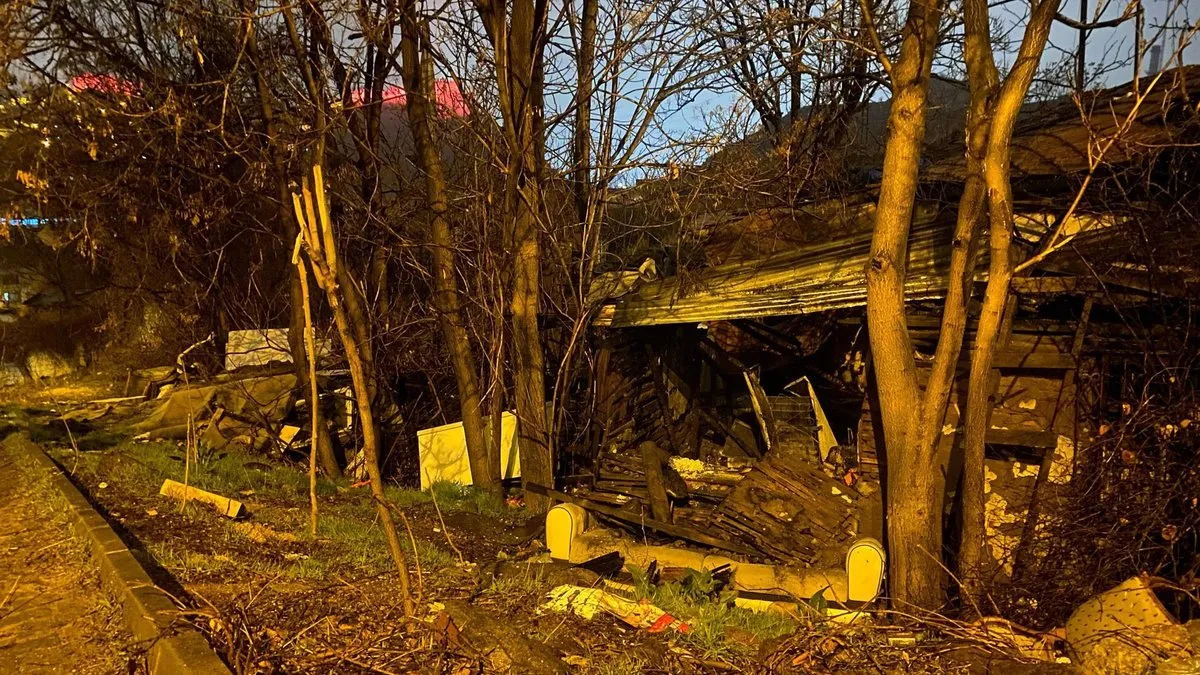 Ankara’da gecekonduda çıkan yangında bir kadın hayatını kaybetti