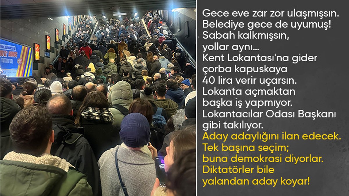 Ekrem İmamoğlu, cumhurbaşkanı adaylığını açıklayacak