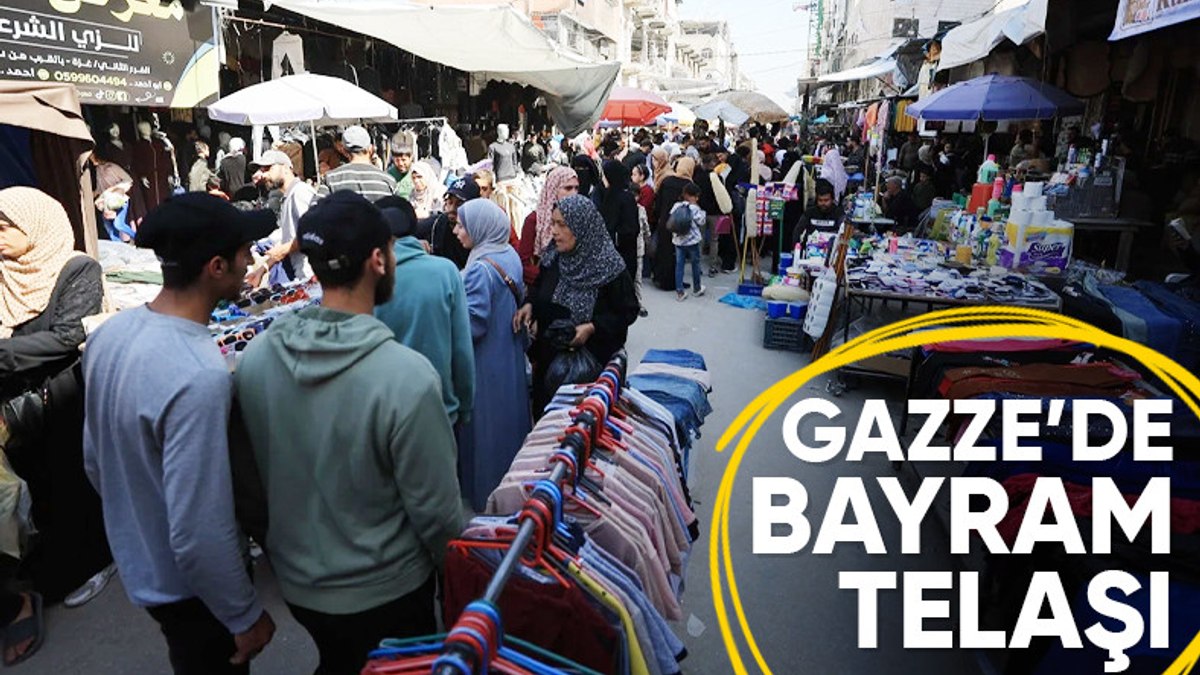 Gazze’de İsrail saldırıları gölgesinde Ramazan Bayramı hazırlıkları